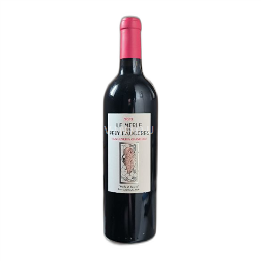 Bordeaux Saint-Émilion Grand Cru Le Merle De Péby Faugères Merle et raisains 2013