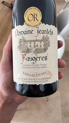 Languedoc Faugères Domaine Jeantels Vieilles Vignes 2018