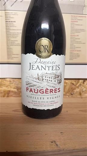 Languedoc Faugères Domaine Jeantels Vieilles Vignes 2018