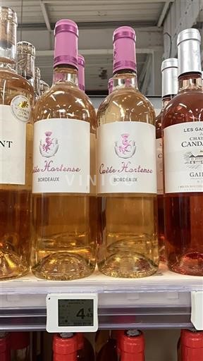 Burdeos Bordeaux Cuvée Hortense Sin añada