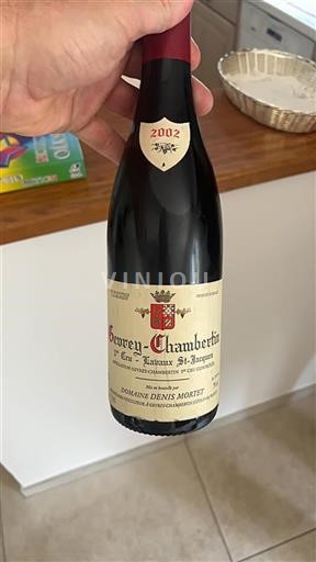 Borgogna Gevrey-Chambertin Premier Cru Denis Mortet Lavaux St-Jacques 2002