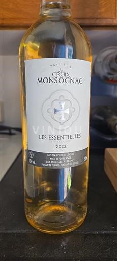 Bordeaux Ni doloceno La Croix Monsognac Les Essentielles 2022