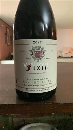 Borgonha Fixin Jean Lecellier 2022