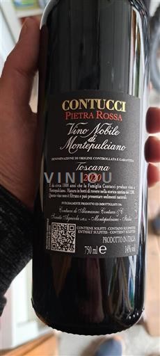 Toscana Vino Nobile di Montepulciano Contucci Pietra Rossa 2020