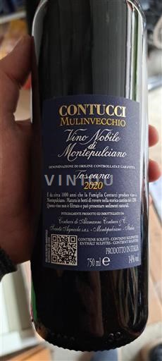 Toscana Vino Nobile di Montepulciano Contucci Mulinvecchio 2020