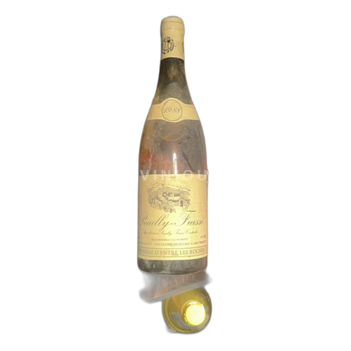 Vin Blanc sec Domaine Entre Les Roches 1988 France Bourgogne Pouilly-fuissé AOC