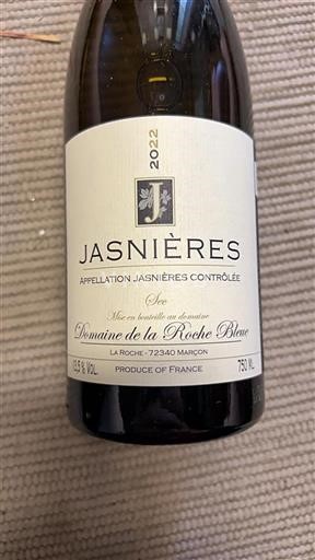 Loirevallei Jasnières Domaine La Roche Bleue 2022