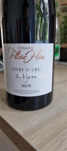 Burgund Givry Premier Cru Domaine Pelletier Hibon Le Vigron 2019