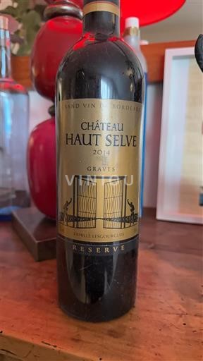 Bordeaux Graves Château Haut Selve Réserve 2014