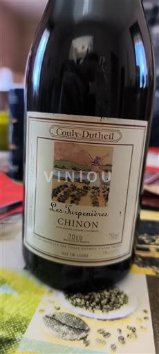 Loiren laakso Chinon Domaine Coulydutheil Les Turpenières 2019