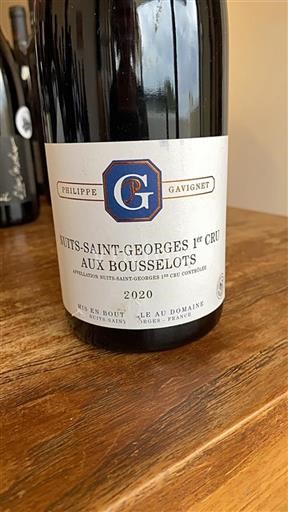 Burgundy Unspecified Premier Cru Philippe Gavignet Aux Bousselots 2020