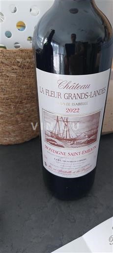Bordeaux Montagne-saint-émilion Château La Fleur Grandslandes Isabelle 2022