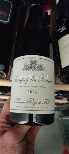 Bourgogne Savigny-lès-Beaune Simon Bize et Fils 2018