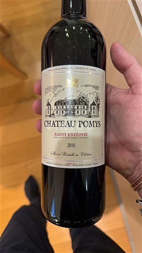 Bordeaux Saint-Estèphe Château Pomys 2010