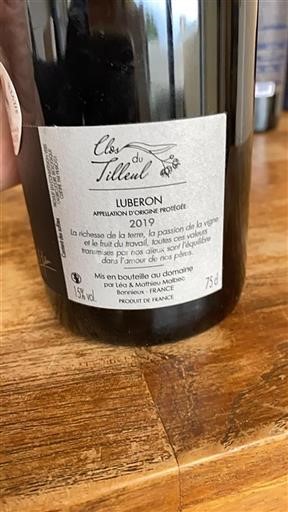 Rona dolina Luberon Clos Du Tilleul 2019