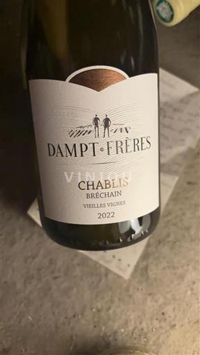 Burgund Chablis Dampt Frères Bréchain Vieilles Vignes 2022