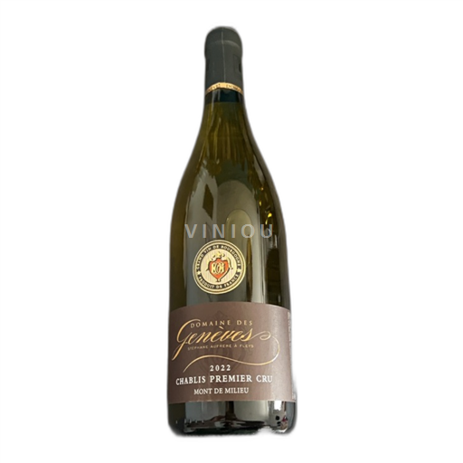 Burgundy Chablis Premier Cru Premier Cru Domaine Des Genèves Mont de Milieu 2022