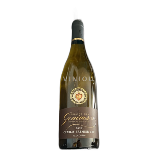 Burgundy Chablis Premier Cru Premier Cru Domaine Des Genèves Vaucoupin 2021