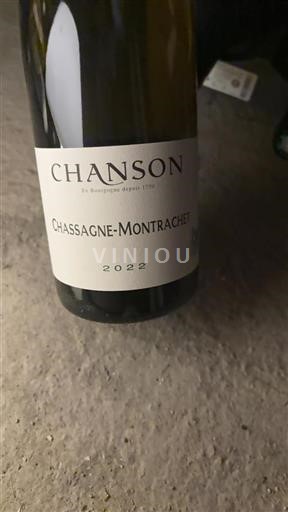 Burgundy Chassagne-Montrachet Chanson 2022