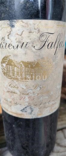 Bordeaux Côtes-de-bourg Château Falfas 2005