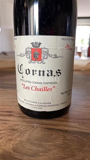 Rona dolina Cornas Alain Voge Les Chailles 2014