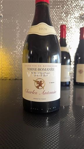 Borgoña Vosne-romanée Grand Cru Charles Antonin Lestret Filhot 2020