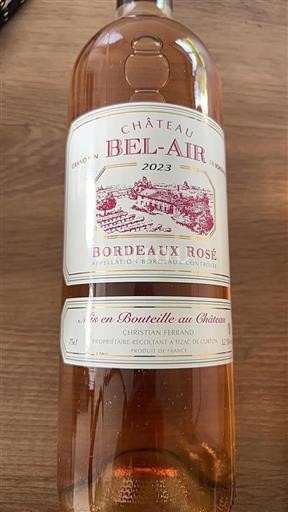 Bordeaux Bordeaux rosé Château Belair 2023