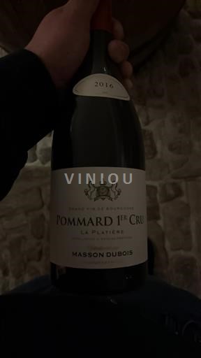 Vins Pommard Masson Dubois - La Platière - 2016 - Avis, conseil