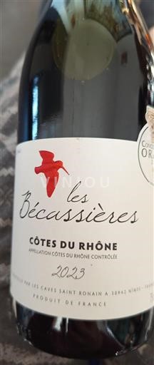 Údolí Rhôny Côtes-du-Rhône Caves Saint Ronain Les Bécassières 2023