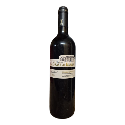 Vin Rouge sec Excellence Furt 2016 France Bordeaux Bordeaux supérieur AOC