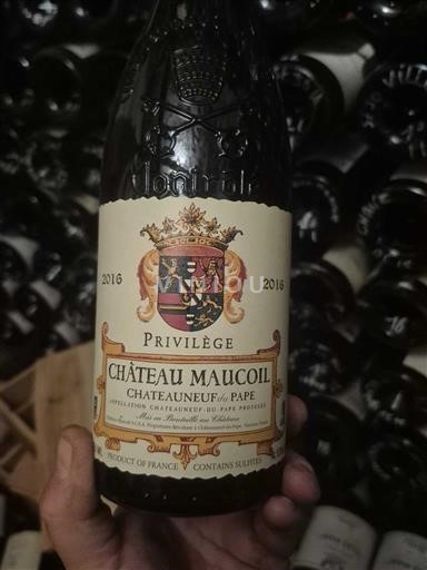 Thung lũng Rhône Châteauneuf-du-pape Château Maucoil PRIVILEGE 2016