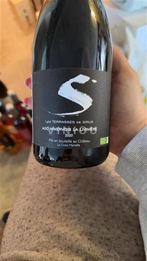 Languedoque Minervois-la-Livinière Château La Croix Martelle Les Terrasses de Sirus 2020