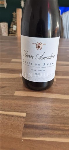 Rhônedalen Côtes du Rhône Pierre Amadieu Roulepierre 2023
