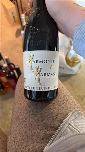 Rhônen laakso Châteauneuf-du-Pape Harmas Harmonie 2020