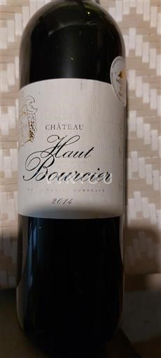 Burdeos Blaye-Côtes de Burdeos Château Haut Bourcier 2014