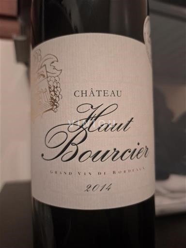 Bordeaux Blaye-côtes-de-bordeaux Château Haut Bourcier 2014