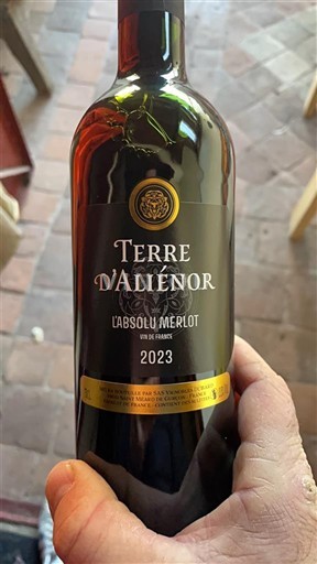 Bordeaux Nespecifikováno Terre Aliénor L'Absolu Merlot 2023