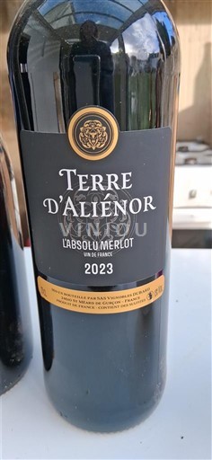 Bordeaux Unspecified Terre Aliénor L'Absolu Merlot 2023