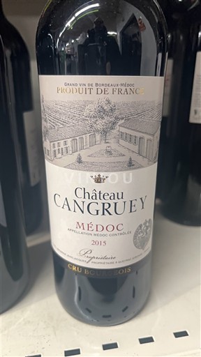 Bordeaux Médoc Cru Bourgeois Château Cangruey 2015