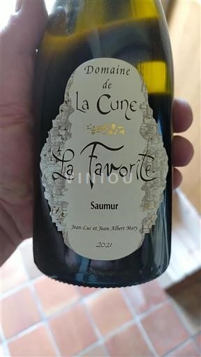 Loire Valley Saumur Domaine La Cune La Favorite 2021