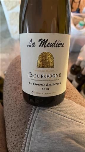 Borgogna Domaine La Meulière La Closerie Bertheau 2018