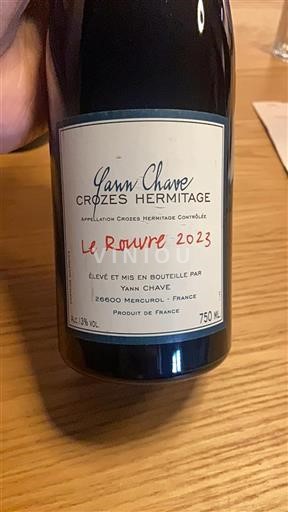 Valle del Rodano Crozes-Hermitage Yann Chave Le Rouvre 2023