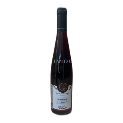 Vin Rouge sec Pinot Noir Domaine Pierre et Frederic Becht 2023 France Alsace Vin de France