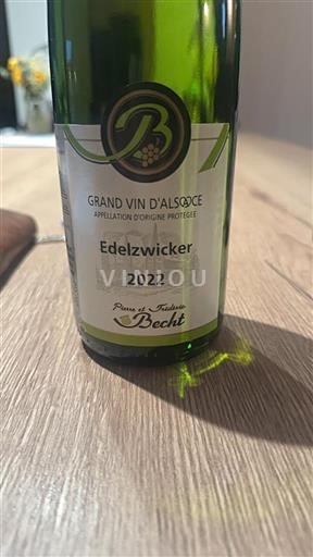 Alsace Pierre Et Frédéric Becht Edelzwicker 2022