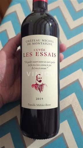 Bordeaux Barsac Château Michel De Montaigne Les Essais 2019