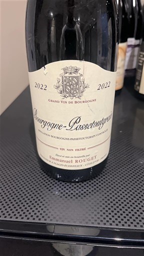 Borgoña Borgoña-passetoutgrain Emmanuel Rouget 2022