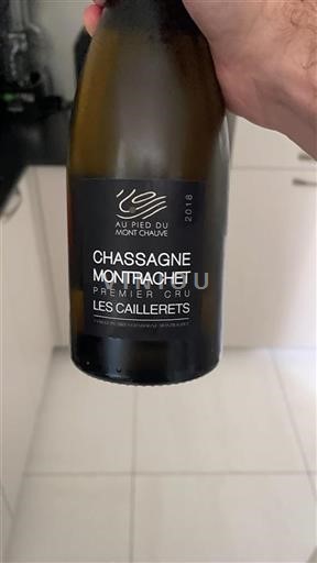 Burgund Chassagne-Montrachet Premier Cru Domaine Au Pied Du Mont Chauve Les Caillerets 2018
