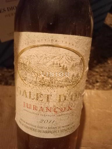 Sud-Ovest Jurançon Galet Or 2011
