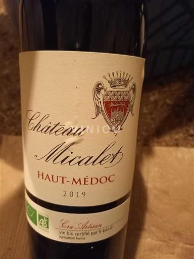 Bordéus Haut-Médoc Château Micalet 2019