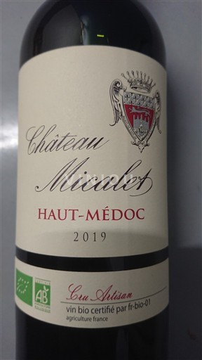 Bordeaux Haut-Médoc Château Micalet 2019